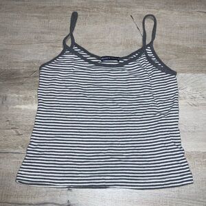 (Bin 6) Brandy Melville, stripped cropped tank top, Size S